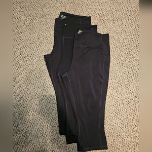 3 PAIRS TEK GEAR CAPRI LEGGINGS